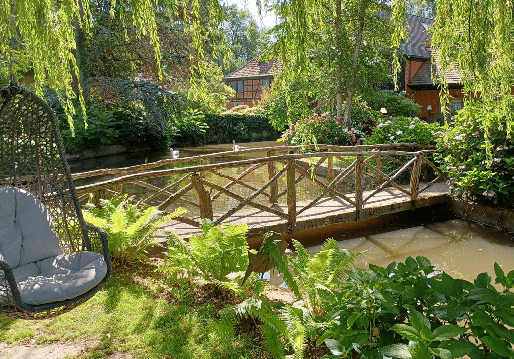 À propos - L'écrin du Moulin - Hôtel le Moulin - Les Jardins du Moulin - Photo de pont - Le restaurant & le bar - Hôtel de charme Gundershoffen, Strasbourg, Alsace
